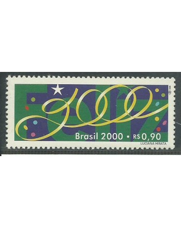 C2237 FELIZ 2000 VIVA 2000 7099 Novo com goma 